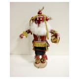 12" Tall Mud Head Kachina - Signed