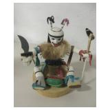 7.5" Tall Clown Kachina - Signed & Census Number