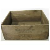 DUPONT Vintage High Explosives Wood Box