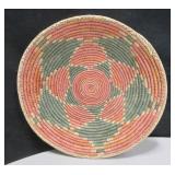 14" Diameter Coiled Southwest Style Basket