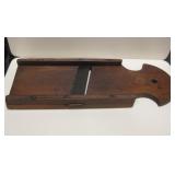 Antique Kraut Cutter / Slicer - Wood w/ Blade