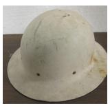 Vintage Civil Defense Metal Helmet