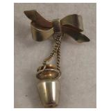 Antique Perfume Vial Pin