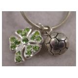 Sterling Silver Peridot Necklace