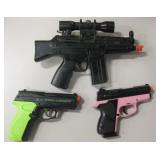 3 Assorted Airsoft Pistols