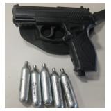 Phantom Pistol BB Gun w/ Holster & CO2 Cartridges