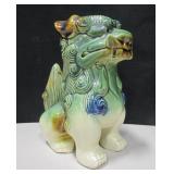 7.5" Tall Foo Dog Ceramic Statue