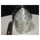 Punched Galvanized Steel Wall Light Fixture