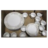 Assorted Kentfield & Sawyer Plates, Cups & Saucers