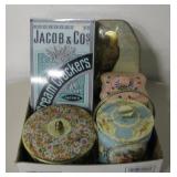 Lot Of Assorted Vintage Tins