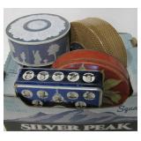 Box Of Vintage Tins