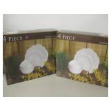 2 NIB Ceramic 4-Piece Dish Sets - Hancock Fabric