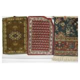 Lot Of 3 Prayer Rugs - About 24" x 16"
