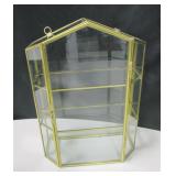 10" Tall Wall Or Shelf Glass Shadow Box