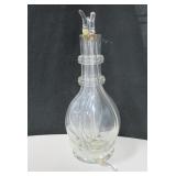 4-Compartment Glass Oil Dispenser - 12" Tall