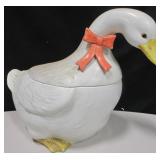 Otagiri Ceramic Goose Cookie Jar - 9.5" Tall
