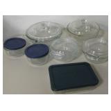 7 Piece Glass Bakeware & Storage Lot