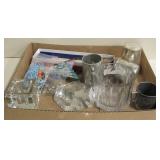 Box Lot of Glass Collectibles