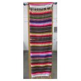 Vintage Mexican Blanket - 43" x 78"