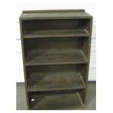 24"x11.5"x37" Tall Vintage Wood Book Shelf