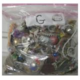 Large Bag Of Assorted Jewelry - Marked "G"
