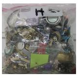 Large Bag Of Assorted Jewelry - Marked "H"