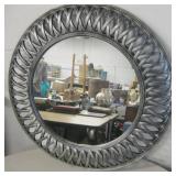 30" Diameter Resin Framed Wall Mirror