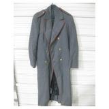 Vtg 0848A Military Wool Trench Coat / Overcoat
