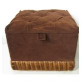Padded & Upholstered Ottoman w/ Storage