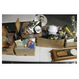 Table Lot Of Household Goods