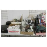 Table Lot Of Household Goods