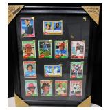 1981 Topps Stars Baseball 13-Card Framed Collage