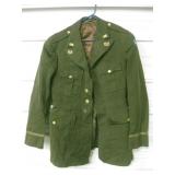 Vtg SACO US Army Dress Jacket w/ Pins & Patch
