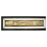Framed Inspirational Print - 43" x 13"