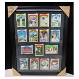 1972 Topps Baseball 15-Card Framed Collage