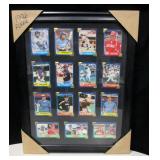 1986 Fleer Baseball 15-Card Framed Collage