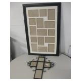 2 Photo Collage Frames - Cross & Rectangle