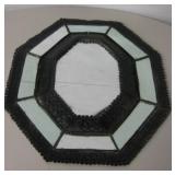 20" x 18" Decorative Tin Wall Mirror