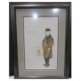 Framed Movie Costume Design Art - 16.5" x 22.5"