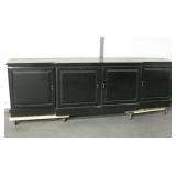 4-Door Wood Credenza Or Buffet - 90" x 18" x 27"