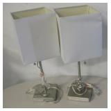 Pair Of Table Lamps 18.5" Tall