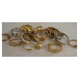 Lot Of 18 Vintage Miscellaneous Rings