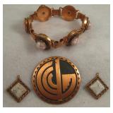 Miscellaneous Vintage Copper Jewelry
