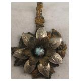 Antique Flower Pin / Brooch