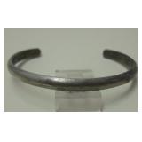 Hand-Wrought NA Sterling Silver Bracelet