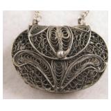 Antique Purse Necklace