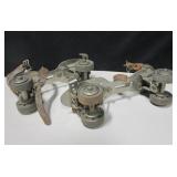 Vintage Union Hardware No. 5 Roller Skates w/ Key