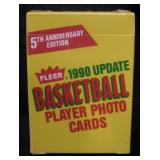 Sealed Pack Fleer 1990 Update Basketball Cards