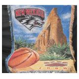 46" x 60" UNM Lobos Throw / Blanket
