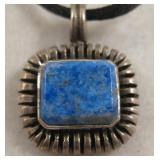 Sterling Silver & Lapis Necklace